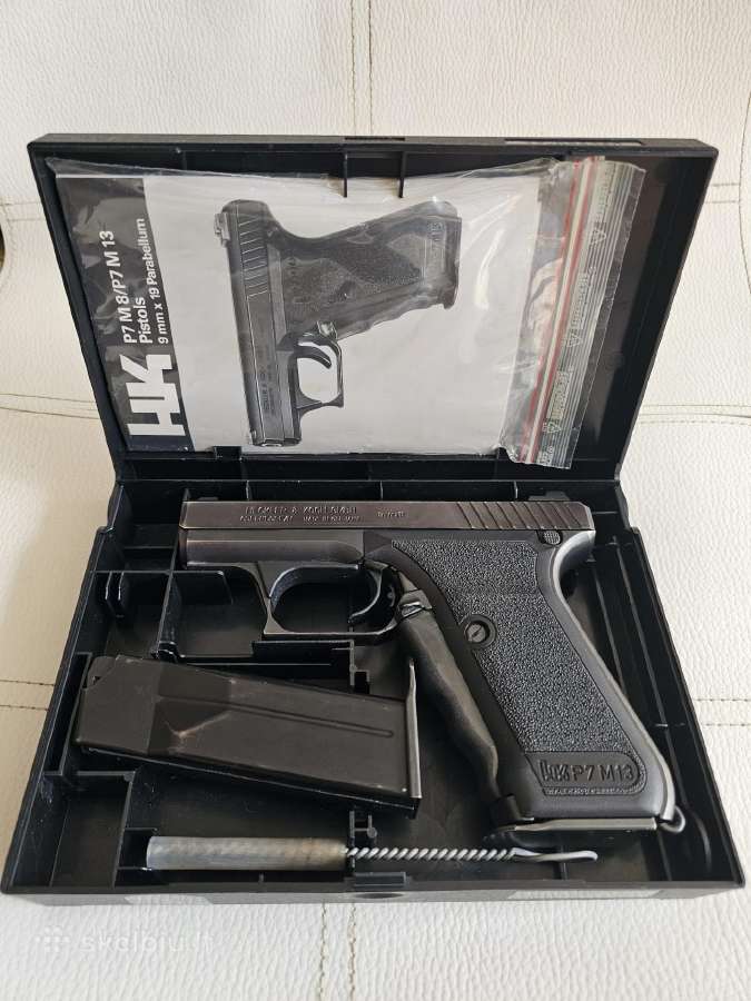 Pistoletas Heckler & Koch P7 M13, 9mm Luger