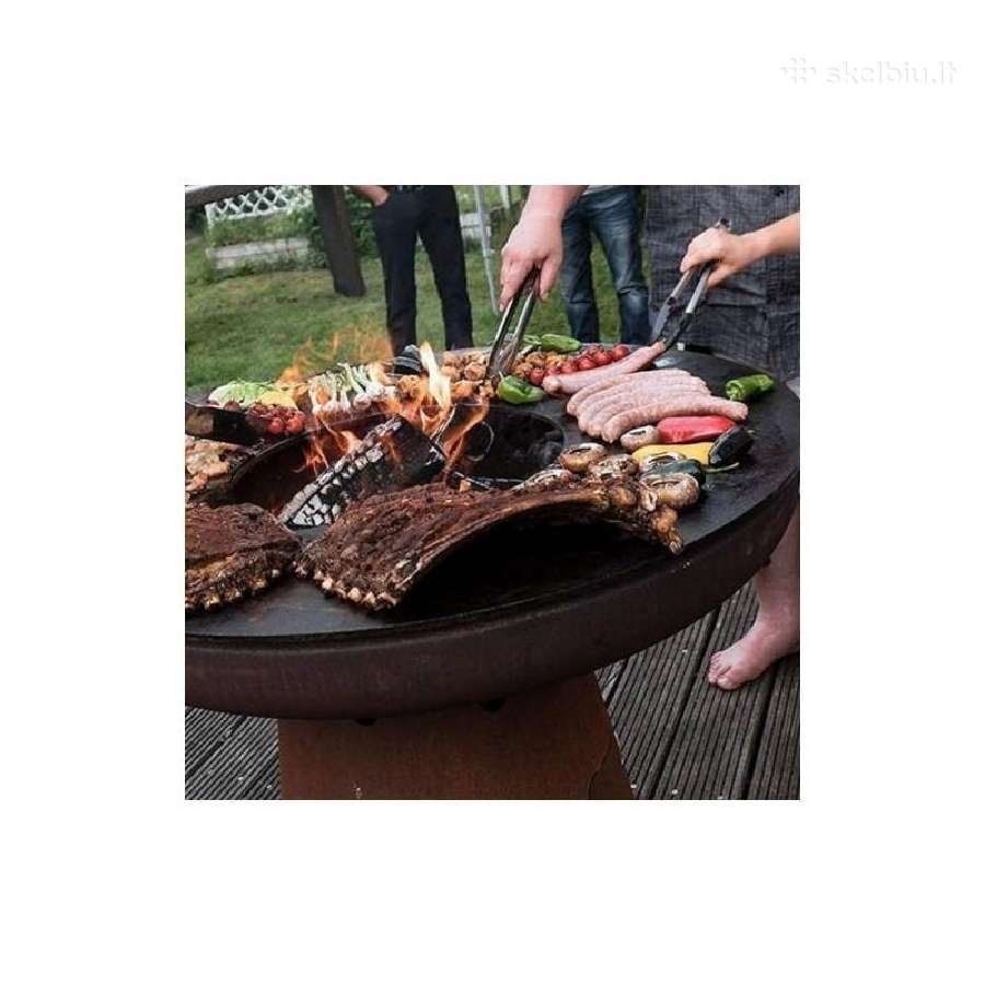 Laužavietė-kepsninė su kepimo plokštuma grilis - nuotraukos Nr. 6