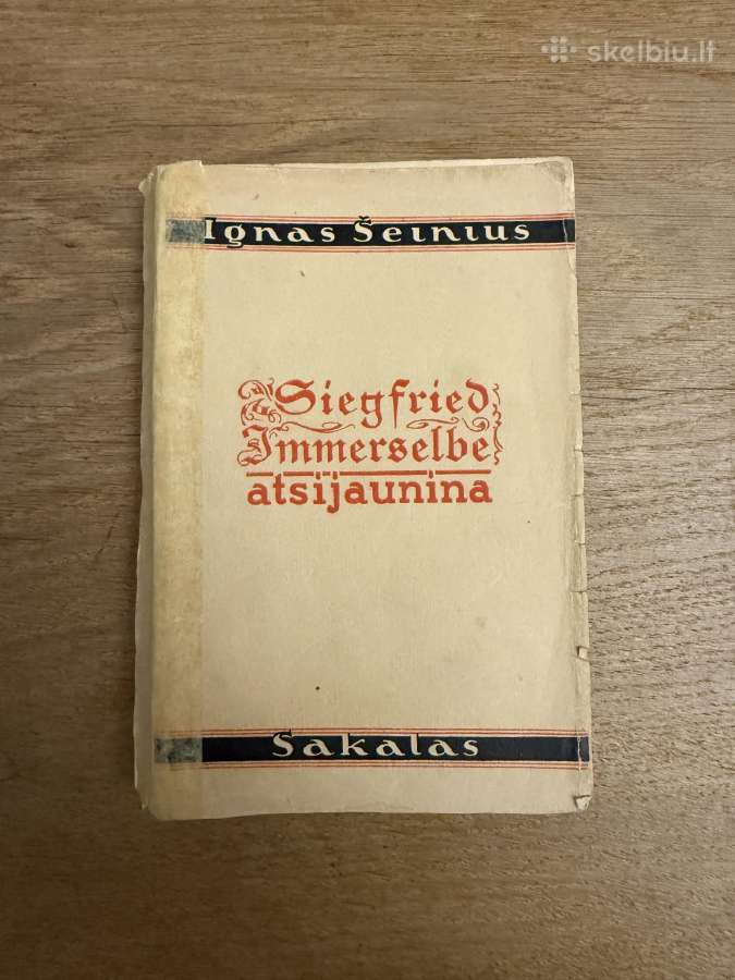 Siegfried Immerselbe atsijaunina 1934m.
