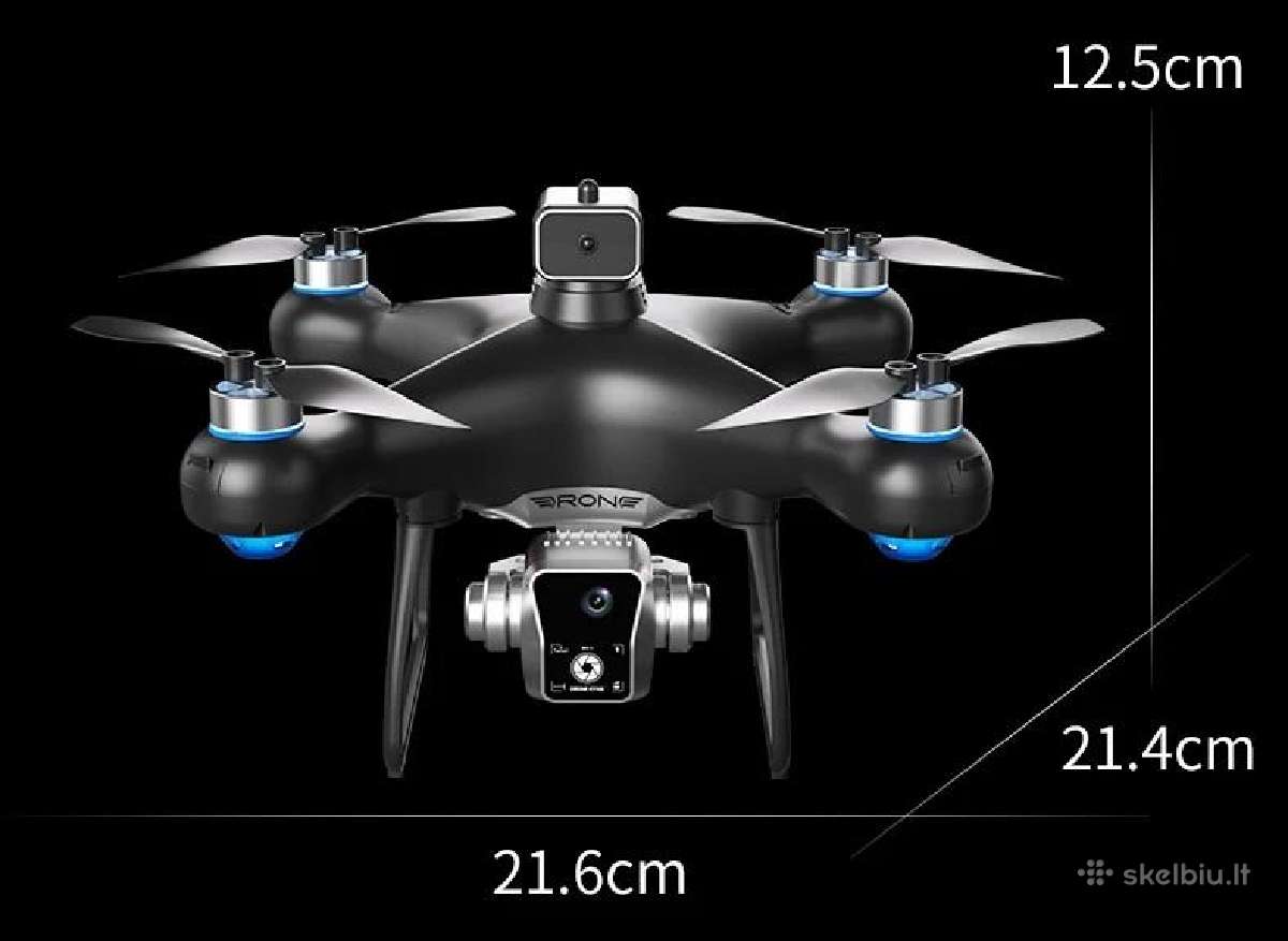 Dronas K102 Max su 4k kamera LCD WiFi sulankstomas - nuotraukos Nr. 5