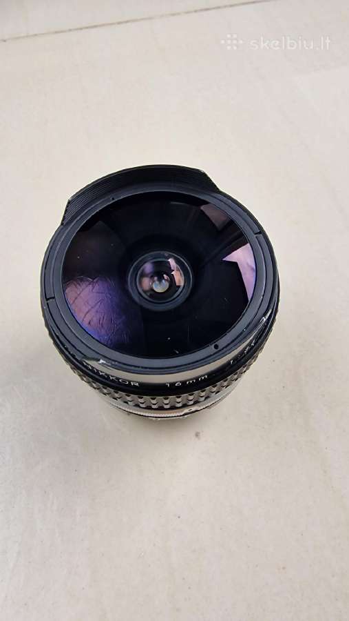Nikkor 16mm 3.5 fisheye manual focus - nuotraukos Nr. 6