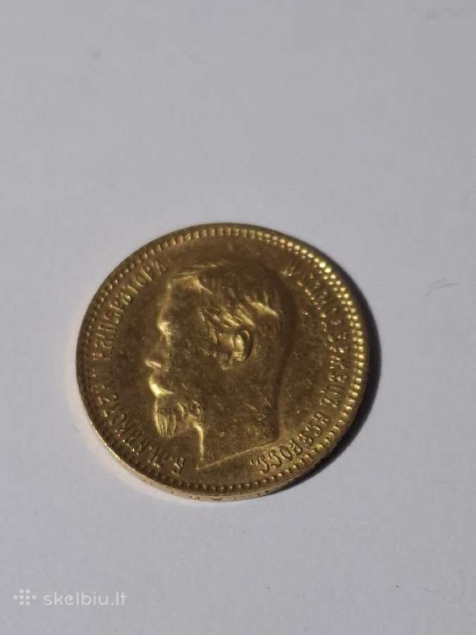 Parduodu monetą 5 rub 1904 metu - nuotraukos Nr. 2