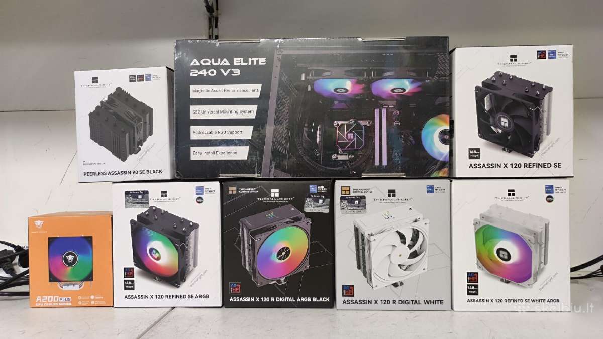 Nauji Intel ir Amd aušintuvai Lga Am4 Am5 lizdams