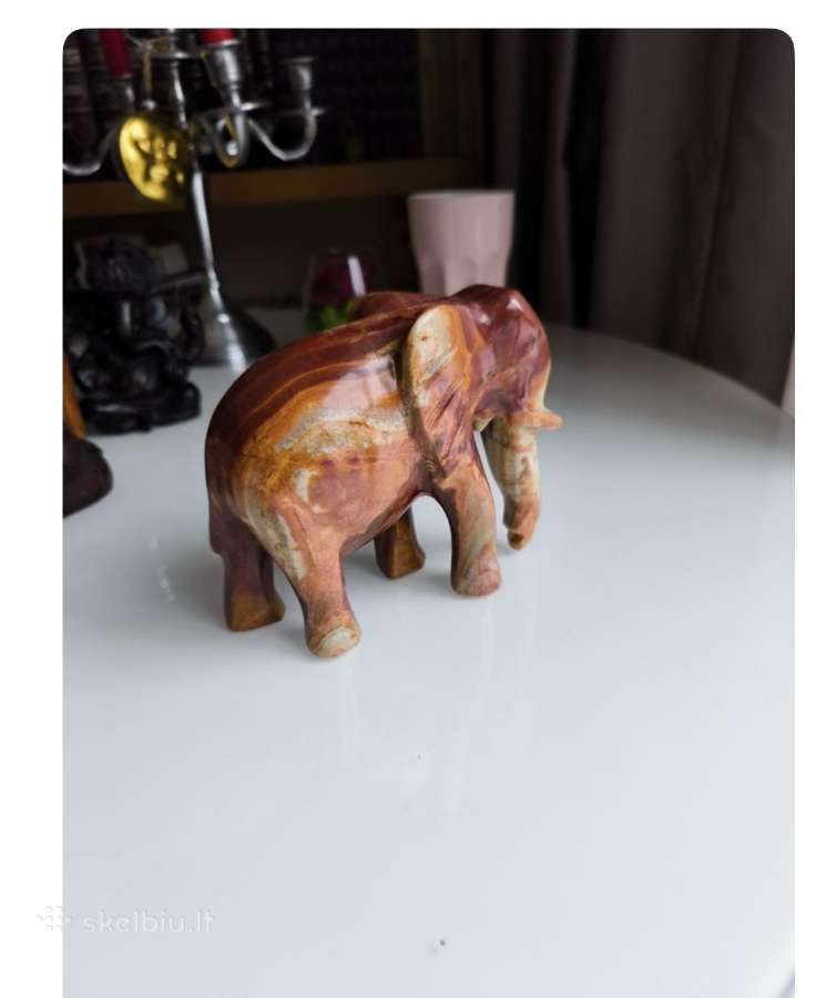 Onyx Elephant Sculpture - nuotraukos Nr. 2