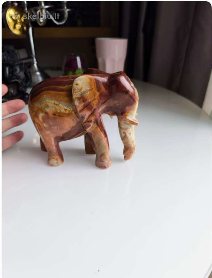 Onyx Elephant Sculpture - nuotraukos Nr. 4