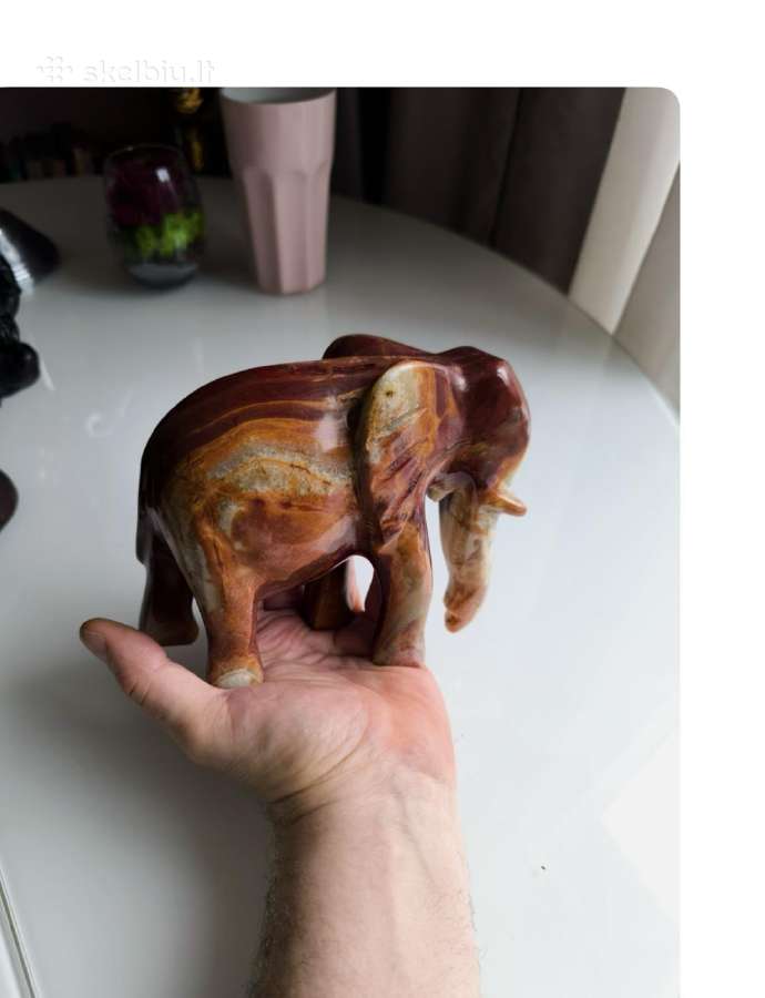 Onyx Elephant Sculpture - nuotraukos Nr. 8