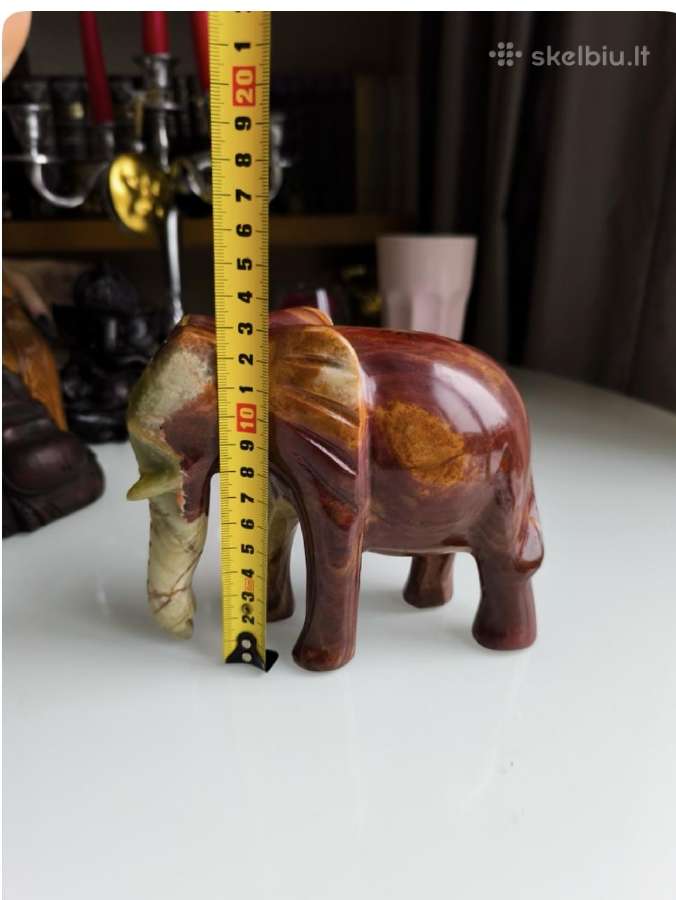 Onyx Elephant Sculpture - nuotraukos Nr. 9