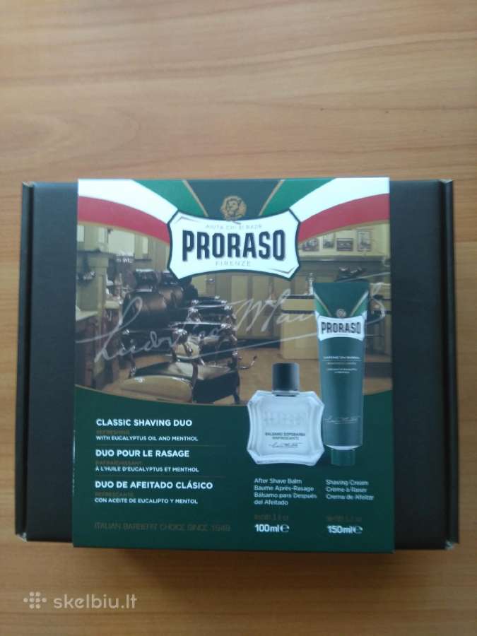 Vyriškas Proraso rinkinys skutimuisi