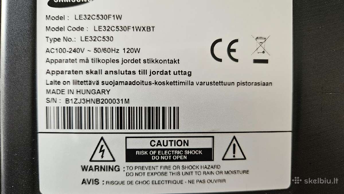 Samsung televizorius - nuotraukos Nr. 4