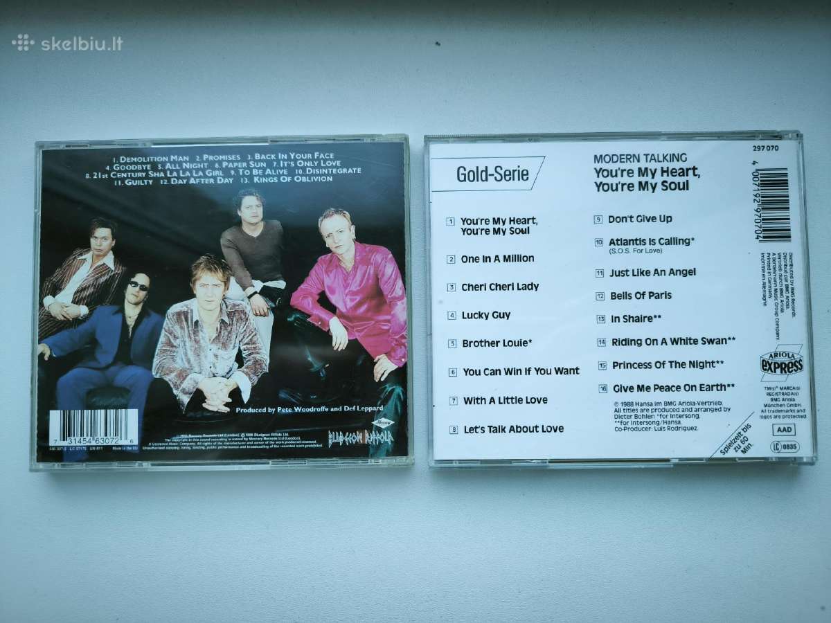 CD Def Leppard ir Modern Talking. Yra daugiau CD - nuotraukos Nr. 2