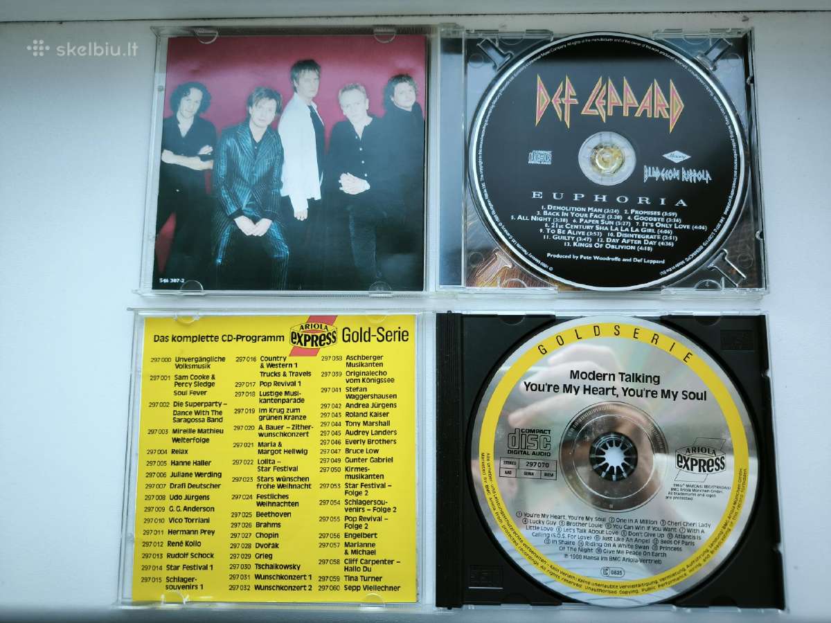 CD Def Leppard ir Modern Talking. Yra daugiau CD - nuotraukos Nr. 3