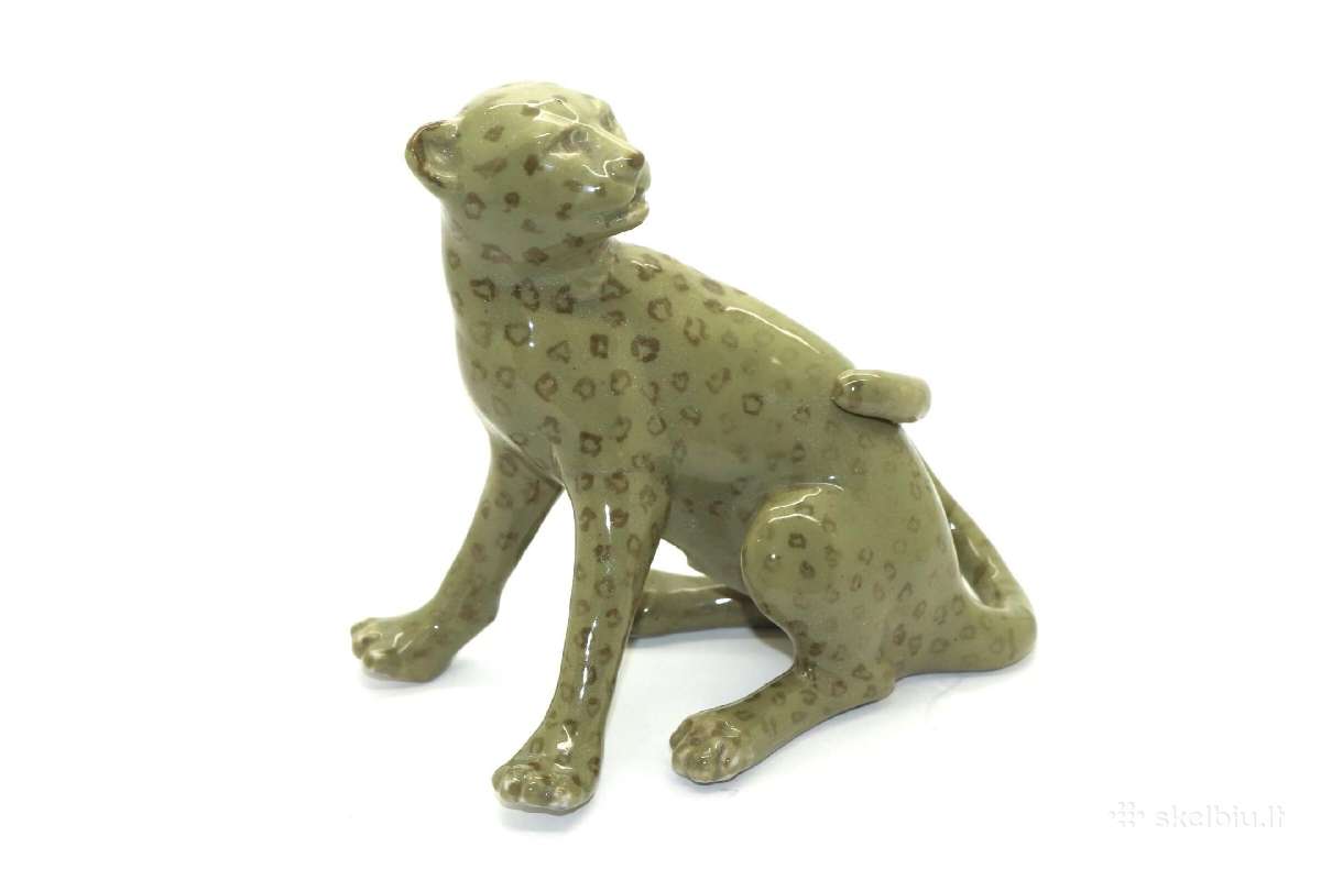 "Leopardas", Porcelianas, Сср, Aukštis: 14 см