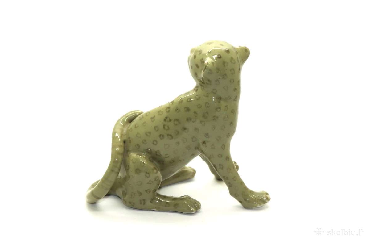 "Leopardas", Porcelianas, Сср, Aukštis: 14 см - nuotraukos Nr. 3