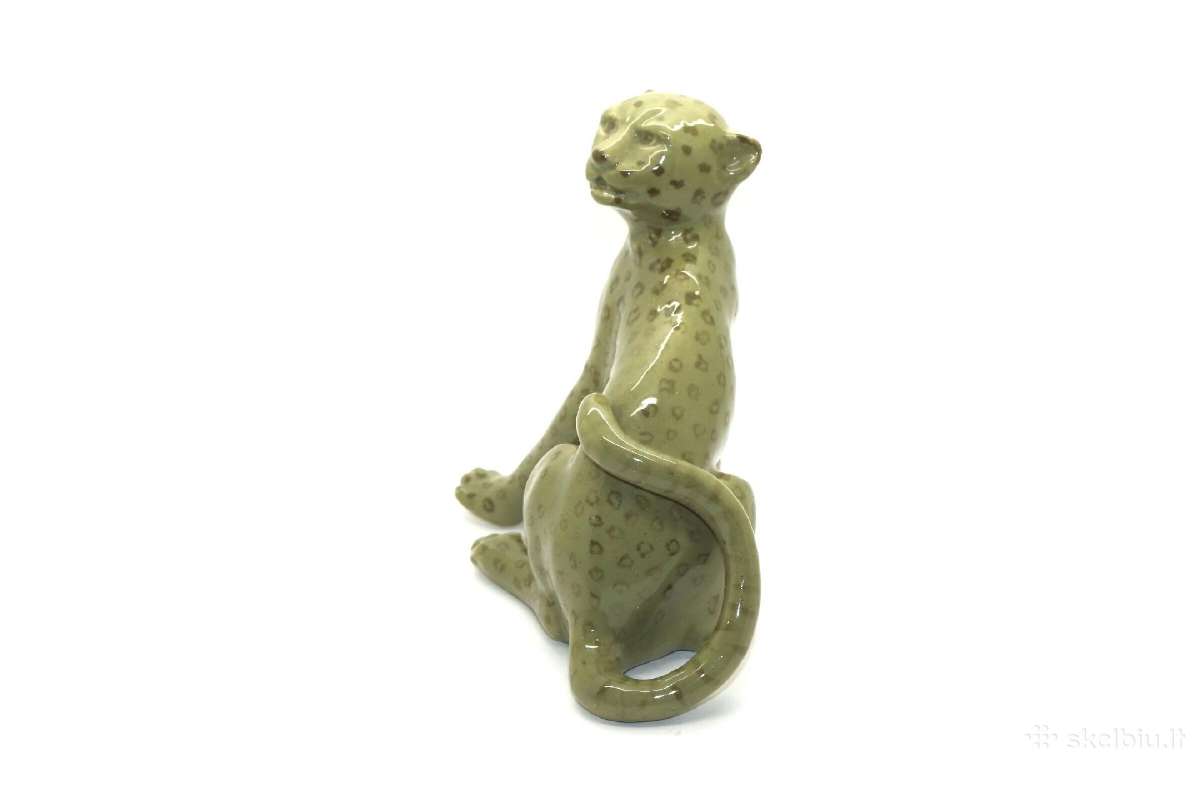 "Leopardas", Porcelianas, Сср, Aukštis: 14 см - nuotraukos Nr. 4