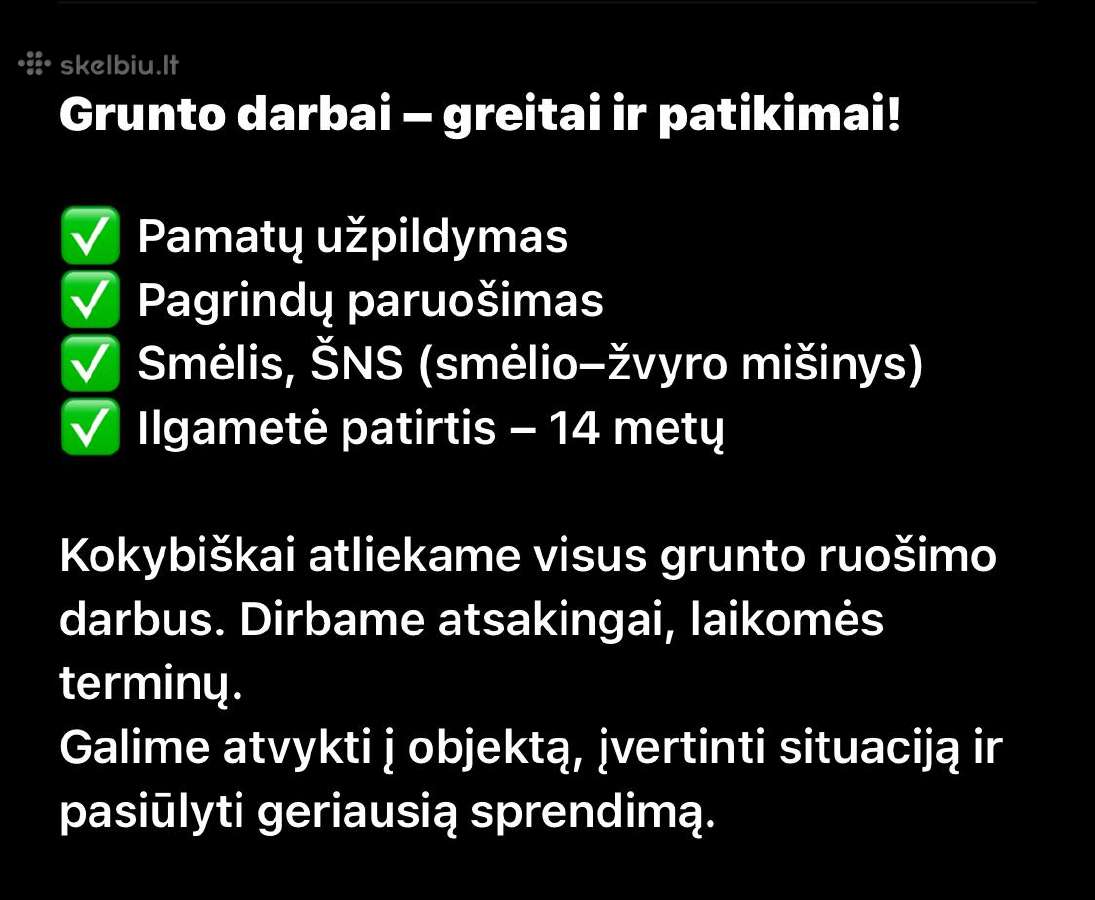 Skalda. Kelinis žvyras. Smėlis. Pagrindams - nuotraukos Nr. 20