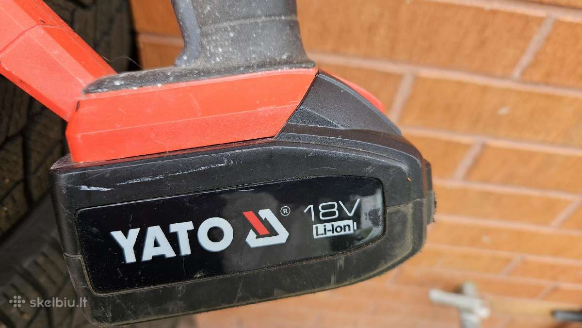 Yato baterijos ir įkroviklis - nuotraukos Nr. 2