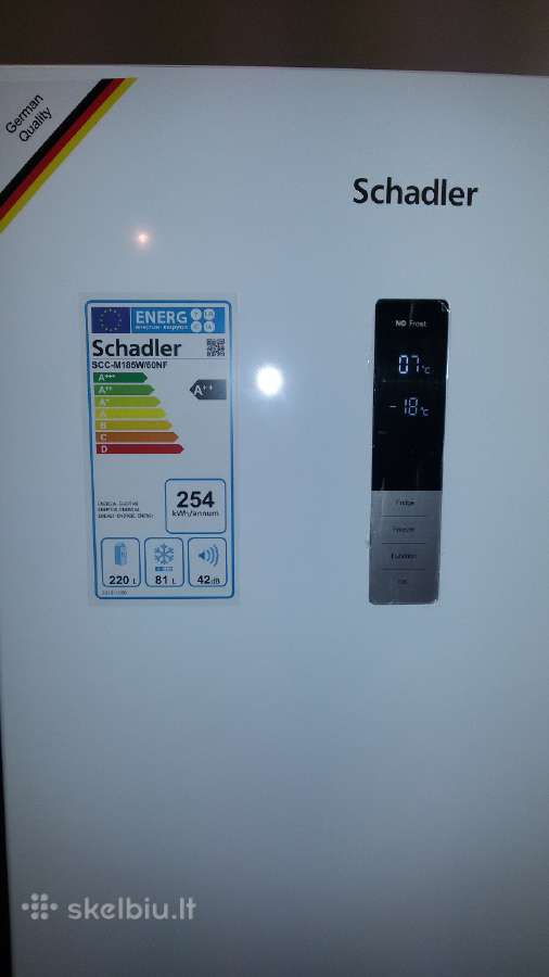 Šaldytuvas "Schadler" Scc-m185ss/60nf(naujas) - nuotraukos Nr. 4