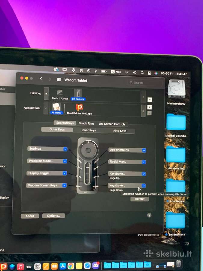 Wacom Cintiq Touch grafinė planšetė su priedais - nuotraukos Nr. 9