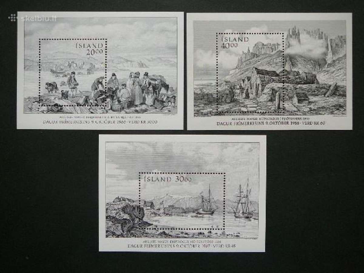 Burlaiviai Laivai Islandija 1986/8 Mnh is240