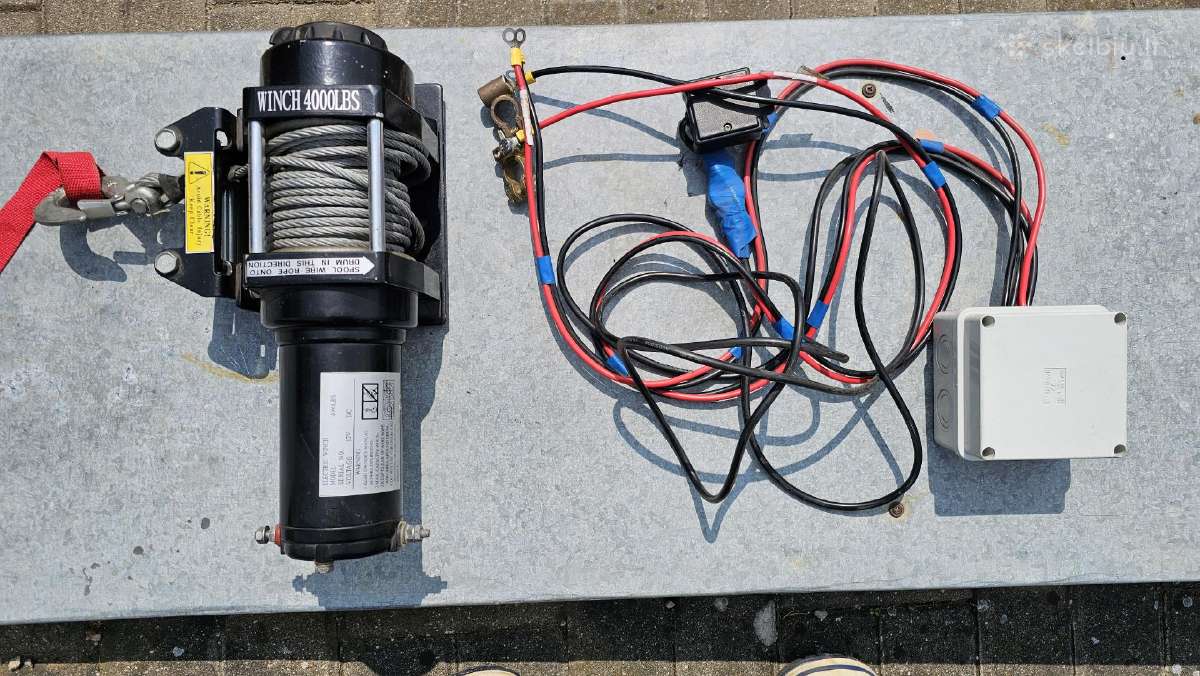 Parduodu automobilinę gervę 4000 Lbs 12v