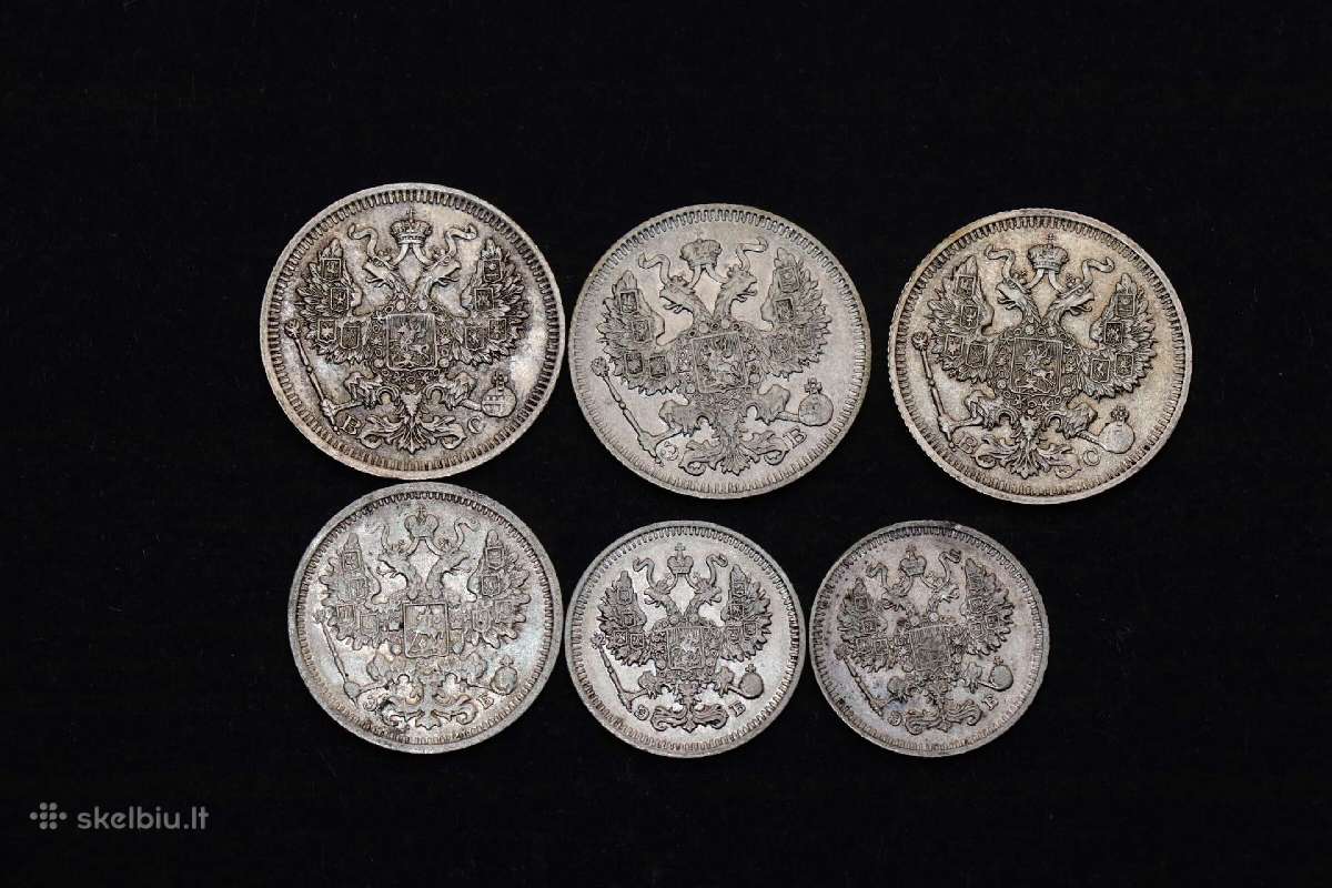Моnetos "10, 15, 20 Кapeikos", Sidabras, Rusijos - nuotraukos Nr. 2