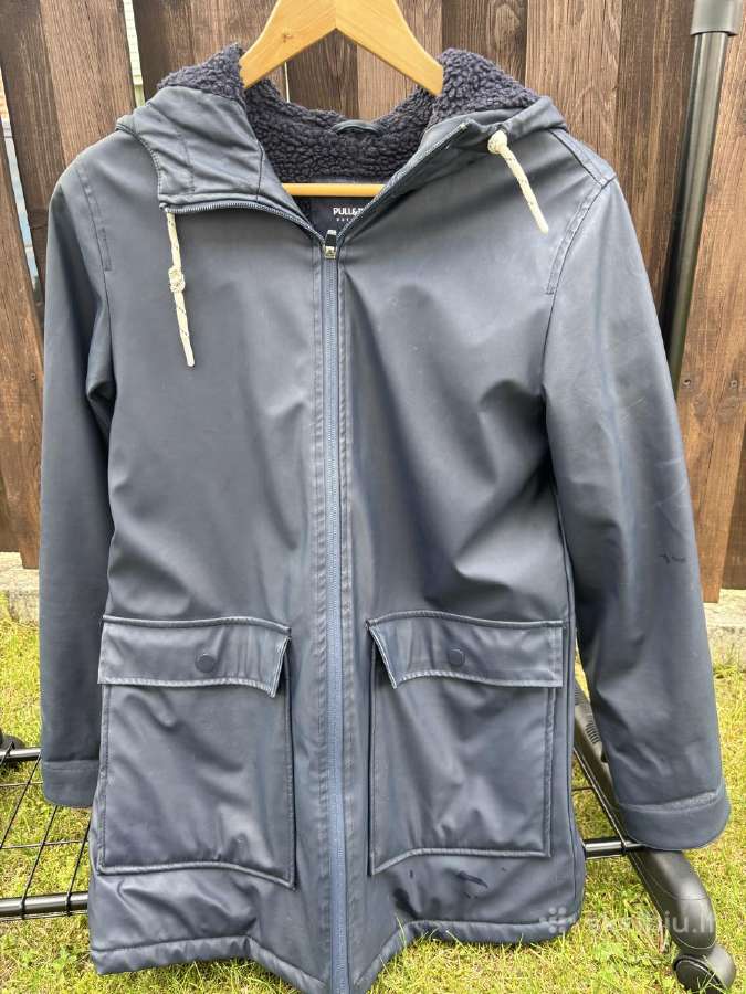 Lietui atspari pašiltinta striukė Pull&bear - nuotraukos Nr. 3