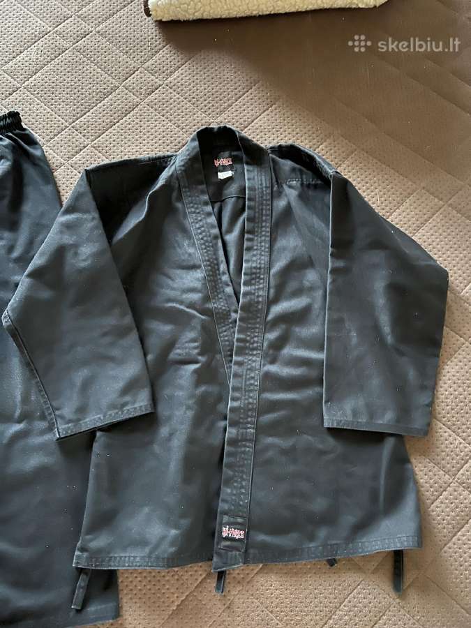 Karate kimono juodas