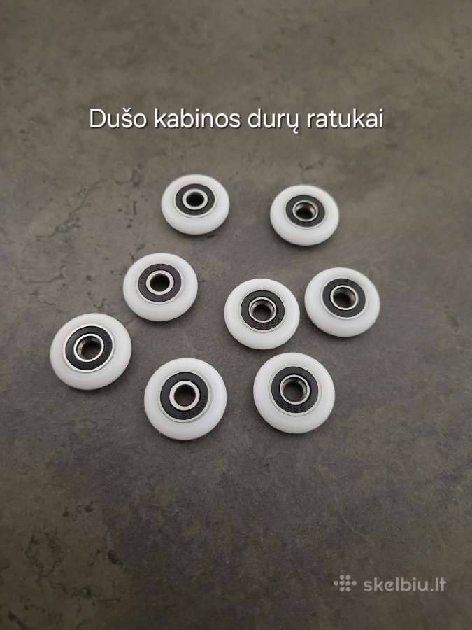 Dušo kabinos durų ratukai