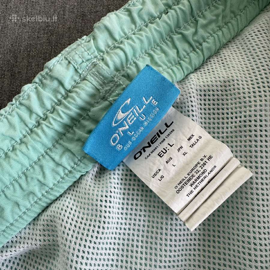 O'neill Blue vyriški maudymosi šortai, L dydis - nuotraukos Nr. 3