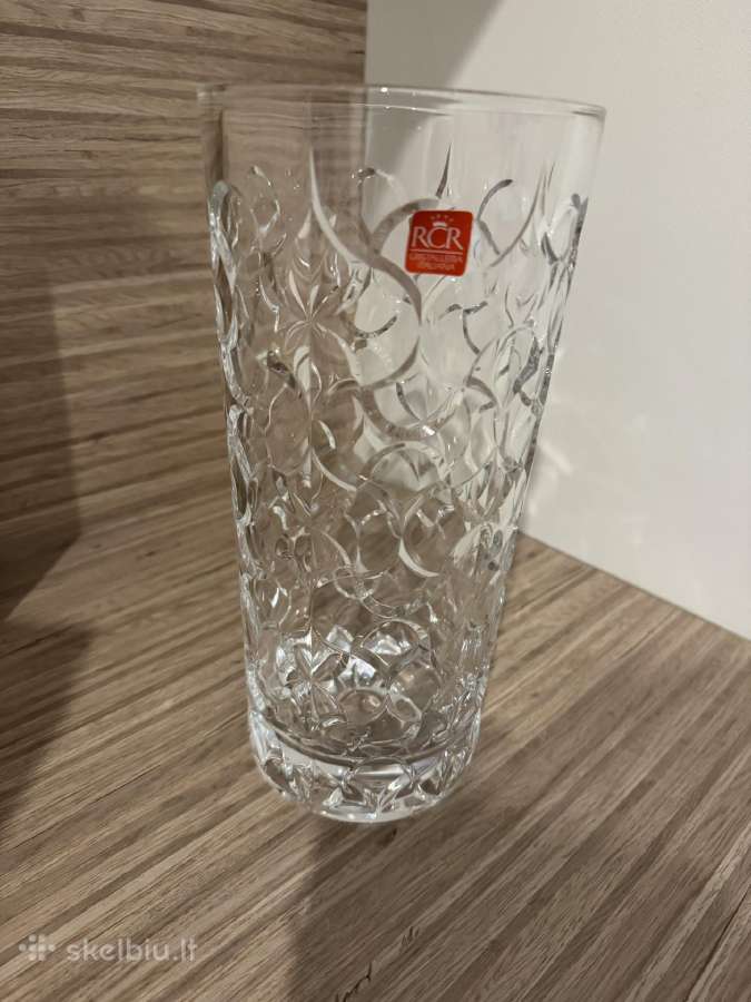 Krištolinė vaza Rcr 28 cm - nuotraukos Nr. 3