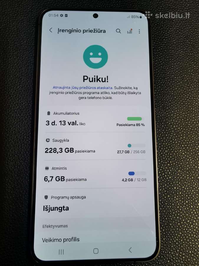 Samsung Galaxy S24 + - nuotraukos Nr. 3