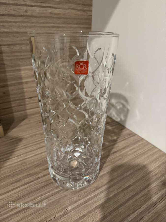 Krištolinė vaza Rcr 28 cm - nuotraukos Nr. 6