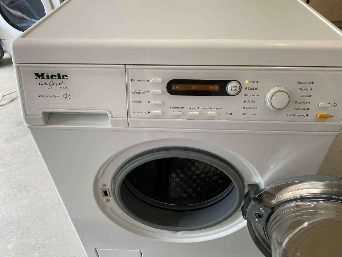 Miele skalbyklė Miele Gala Grande W3000 W3823 6kg - nuotraukos Nr. 10