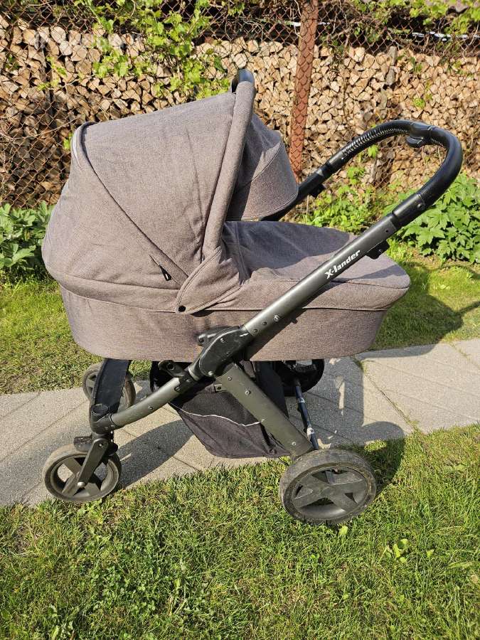 X lander vežimėlis 3in1