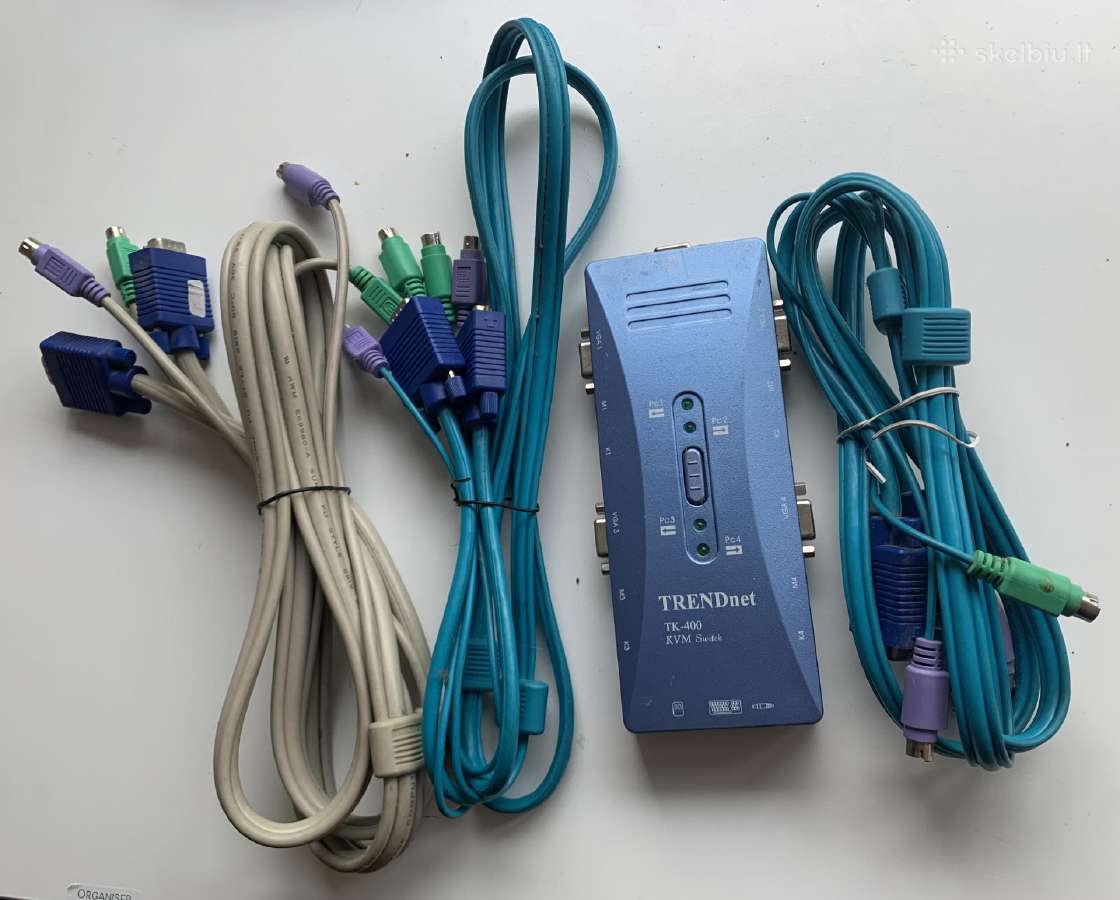 Kvm Switch Trendnet Tk-400 - nuotraukos Nr. 2
