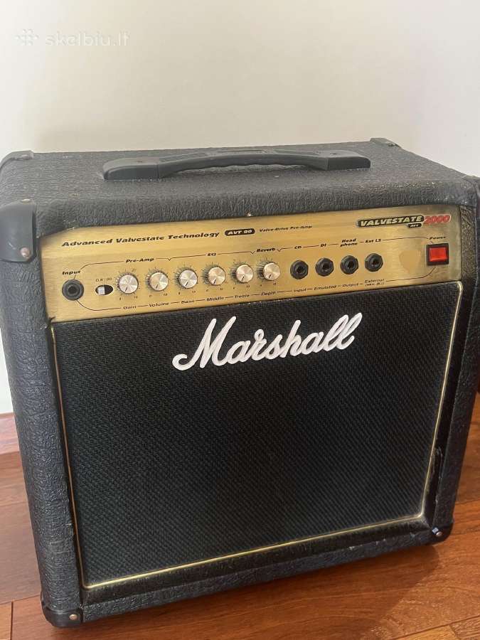Gitaros kubas Marshall Avt 20 Valvestate 2000 amp
