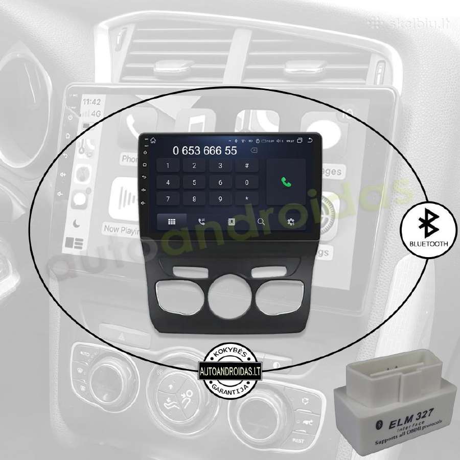 Citroen C4 C4l 2013-17 Android multimedia WiFi/GPS - nuotraukos Nr. 5