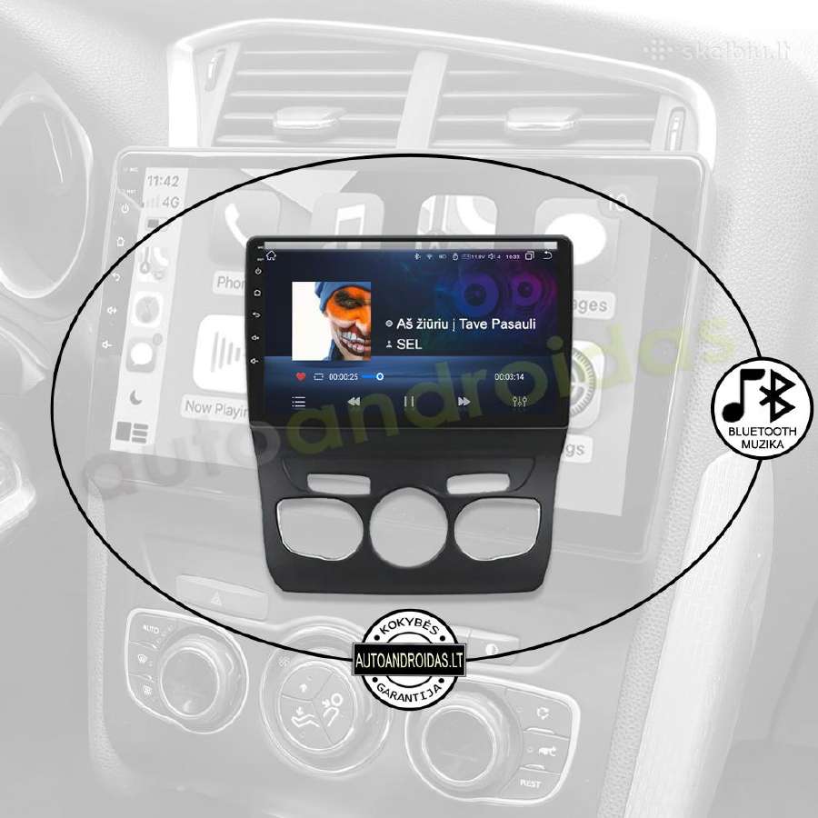Citroen C4 C4l 2013-17 Android multimedia WiFi/GPS - nuotraukos Nr. 6