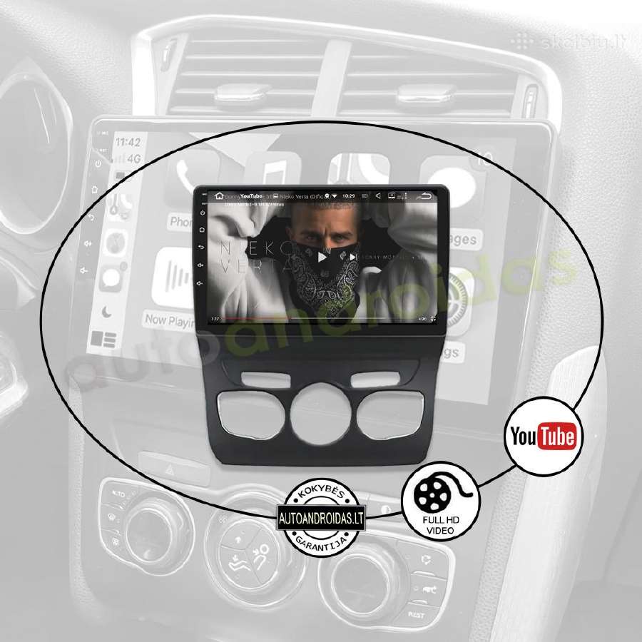 Citroen C4 C4l 2013-17 Android multimedia WiFi/GPS - nuotraukos Nr. 9