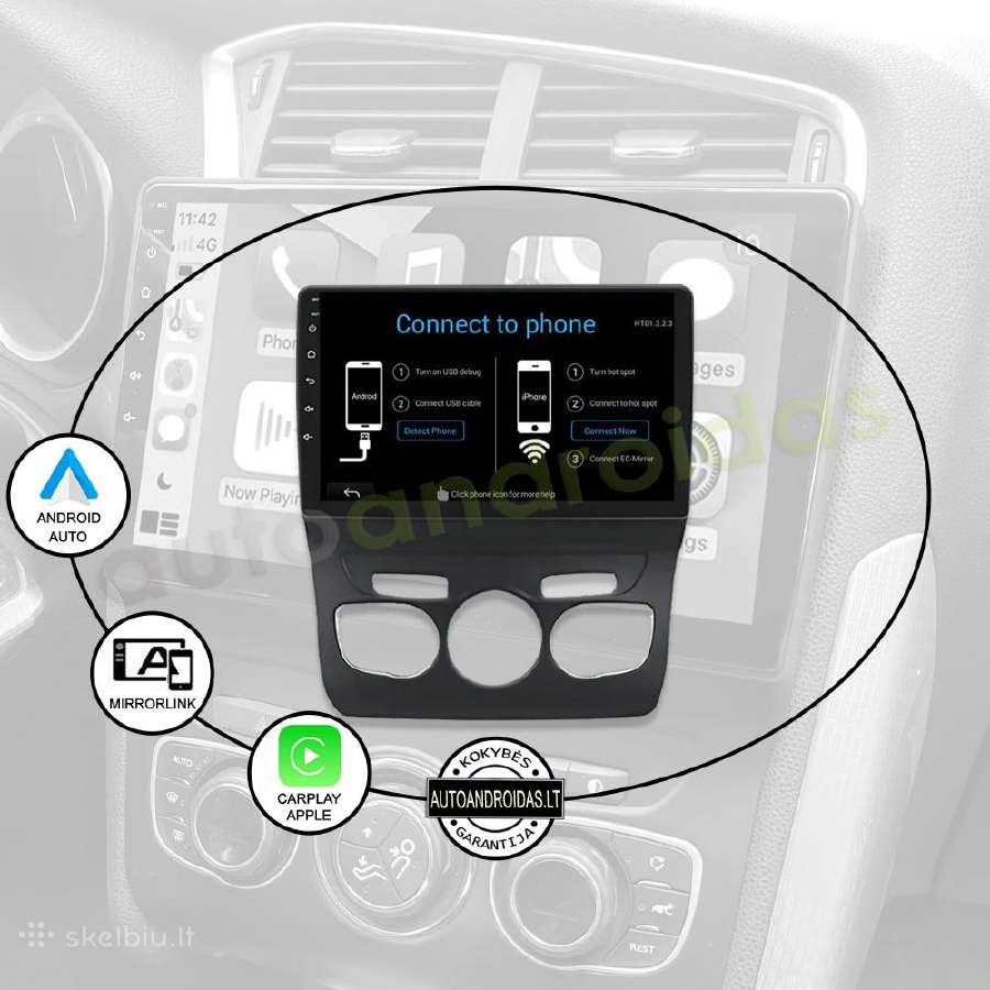 Citroen C4 C4l 2013-17 Android multimedia WiFi/GPS - nuotraukos Nr. 10