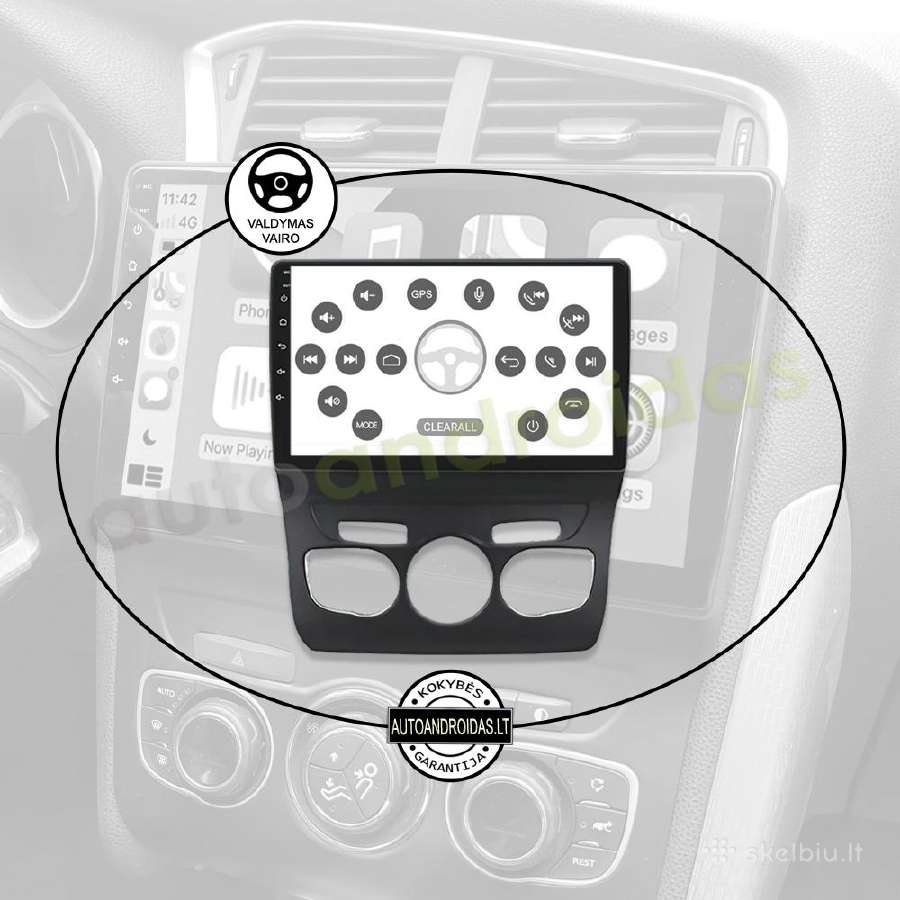 Citroen C4 C4l 2013-17 Android multimedia WiFi/GPS - nuotraukos Nr. 12