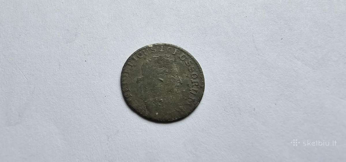 1777 sidabrine moneta Prusija