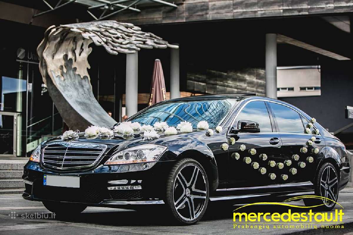 Prabangių Mercedes Benz S klasės Long nuoma