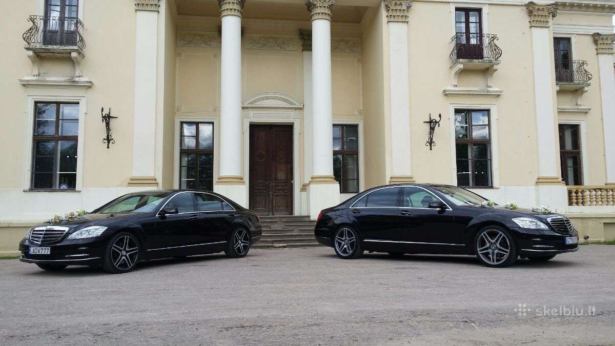Prabangių Mercedes Benz S klasės Long nuoma - nuotraukos Nr. 14