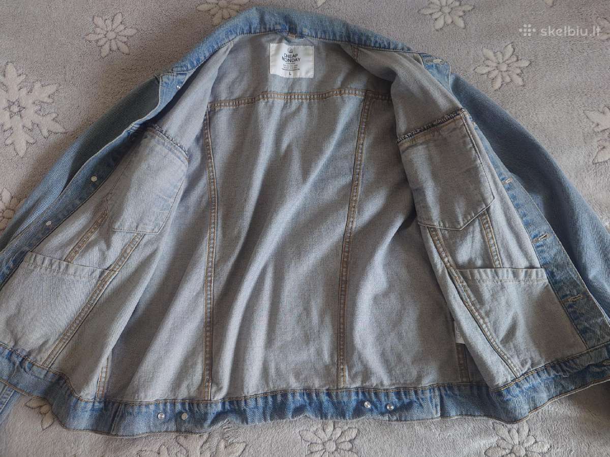Vyriškas džinsinis švarkas cheap monday. - nuotraukos Nr. 3