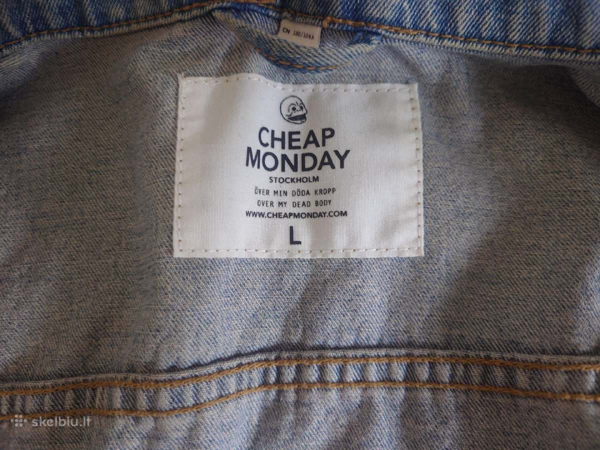 Vyriškas džinsinis švarkas cheap monday. - nuotraukos Nr. 6