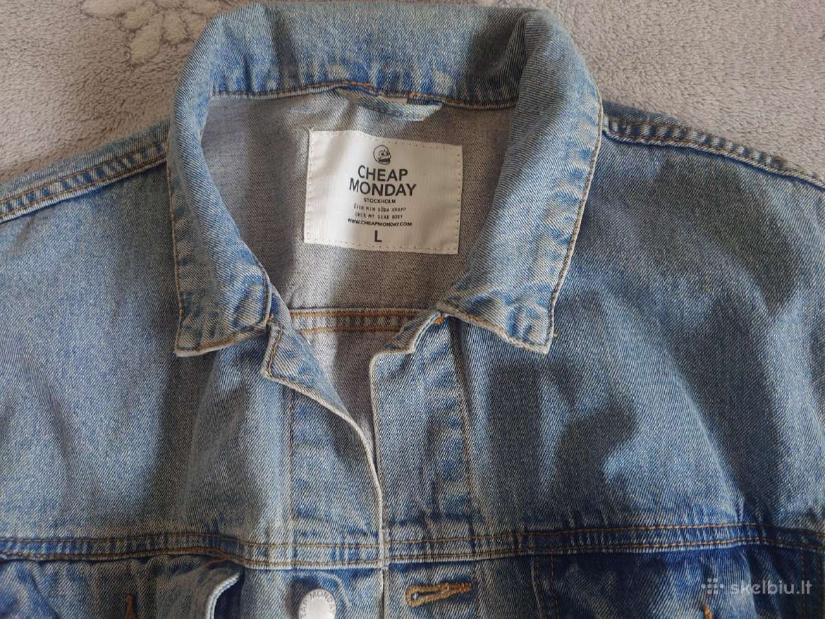 Vyriškas džinsinis švarkas cheap monday. - nuotraukos Nr. 7