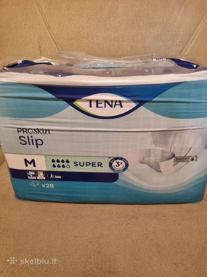 Sauskelnės Tena Pro Skin Slip Super M