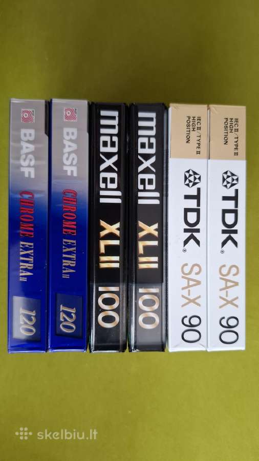 Audio kasetė. Tdk sa-x 90 - Skelbiu.lt