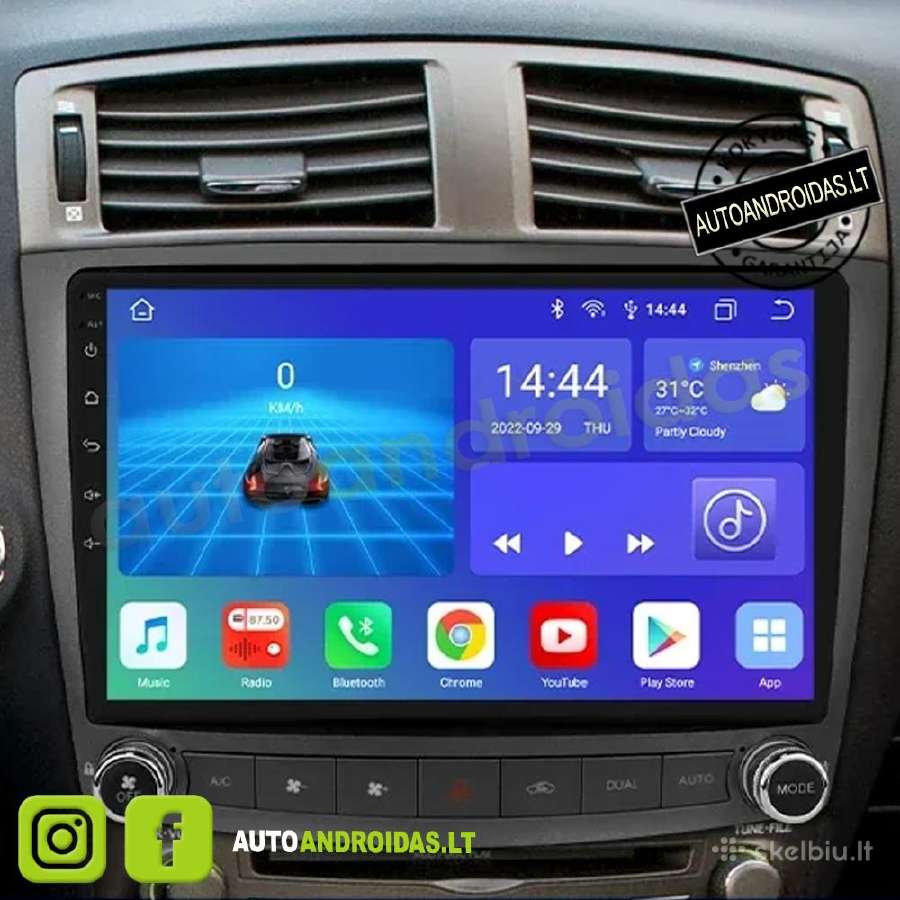 Lexus Is200 Is300 Is350 2006-12 android multimedia